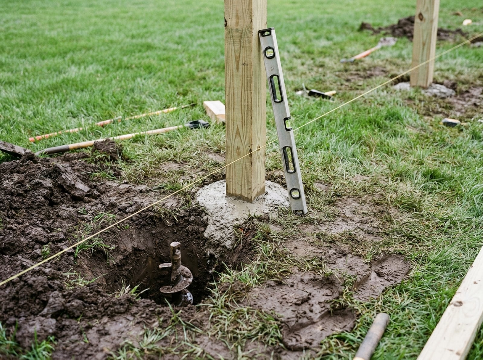 Fence Repairs by Precision Fence Co. central Iowa